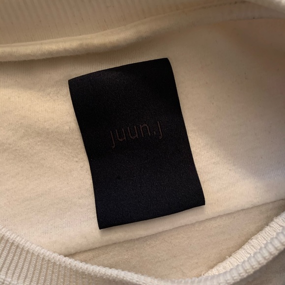 Juun.J Neoprene marble print oversize tee - Picture 2 of 6